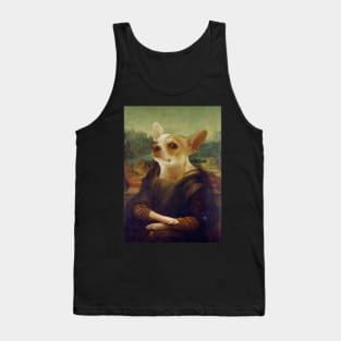 Mona Lisa Chihuahua Tank Top